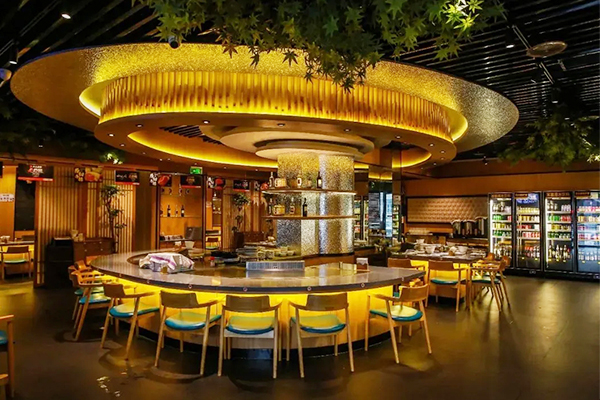 志铭铁板烧设备上排烟和下排烟的配置方案及烟道示意图详解